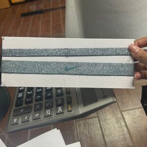 Two Nike glitter Headbands